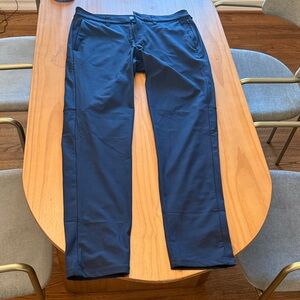 NWOT - lululemon Men's Navy Blue Slim Fit ABC Trouser size 33x34